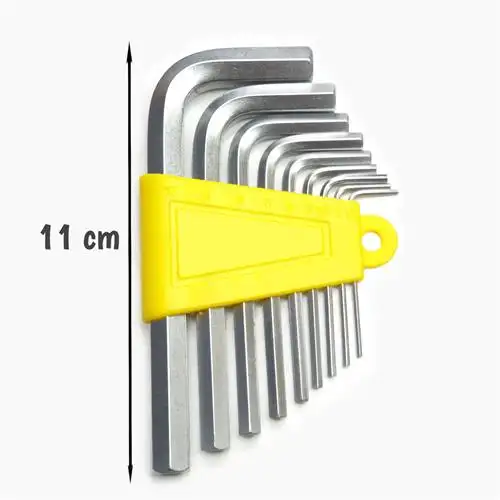 EASTMAN CRV 5/8 INCH SHORT HEX ALLEN KEYS, EAK-2401 (PACK OF 10) in Nepal