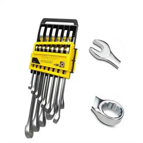 STANLEY 14 PIECES METRIC CRV STEEL COMBINATION SPANNER SET ( PACK OF 4 SETS) in Rwanda